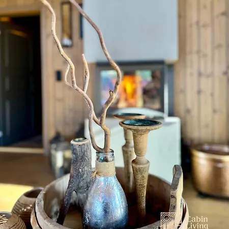 בית נופש Modern With Panoramic View, Sauna And Fire Pit Espedalen