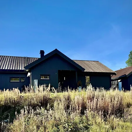 בית נופש Modern With Panoramic View, Sauna And Fire Pit Espedalen