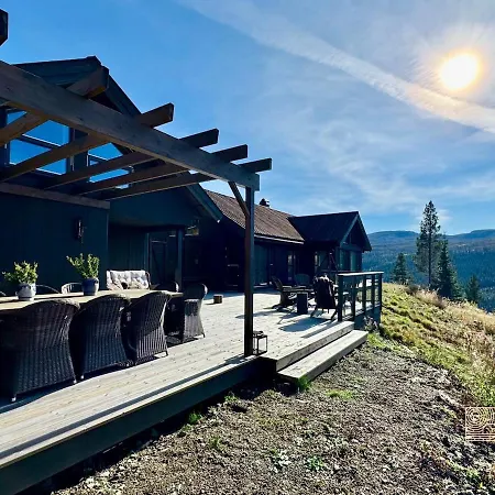 Сasa de vacaciones Modern With Panoramic View, Sauna And Fire Pit